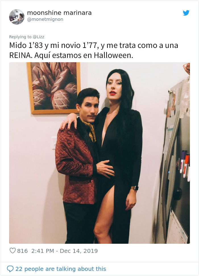 Estas mujeres saliendo con hombres más bajitos comparten sus fotos en un hilo viral
