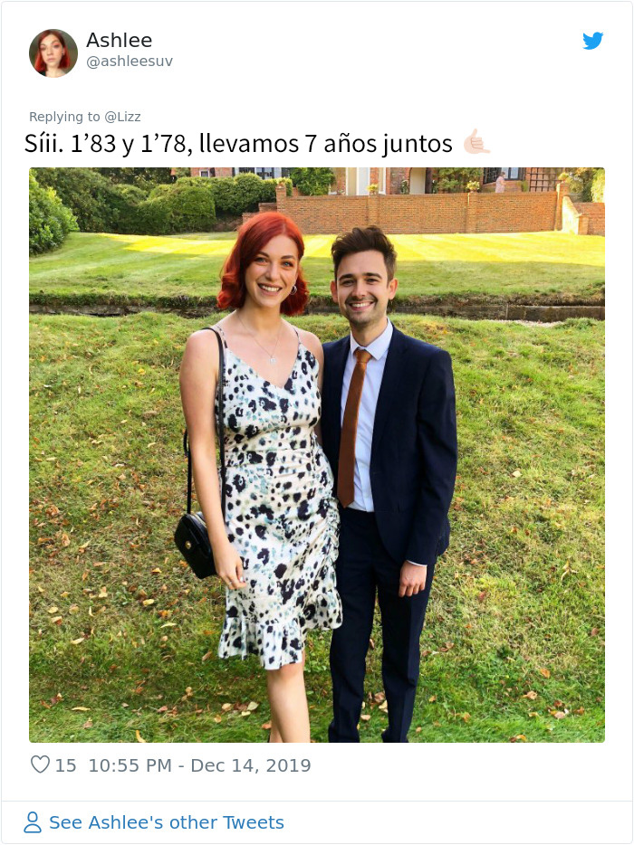 Estas mujeres saliendo con hombres más bajitos comparten sus fotos en un hilo viral