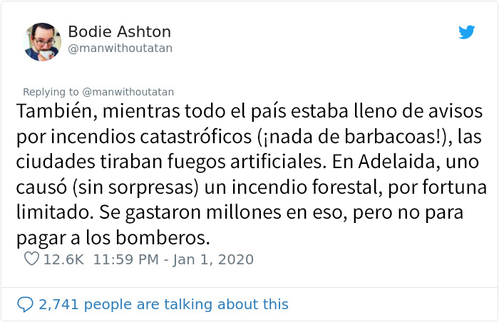 Este hombre publicó un hilo terrible revelando la devastación de los incendios de Australia