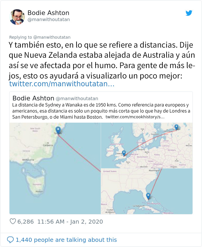 Este hombre publicó un hilo terrible revelando la devastación de los incendios de Australia