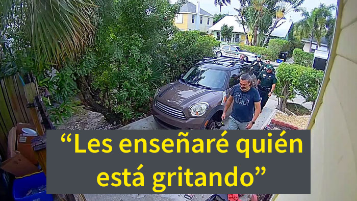 4 Policías se presentan en casa de este hombre porque su loro gritaba "¡Déjame salir!" y sonaba como una mujer