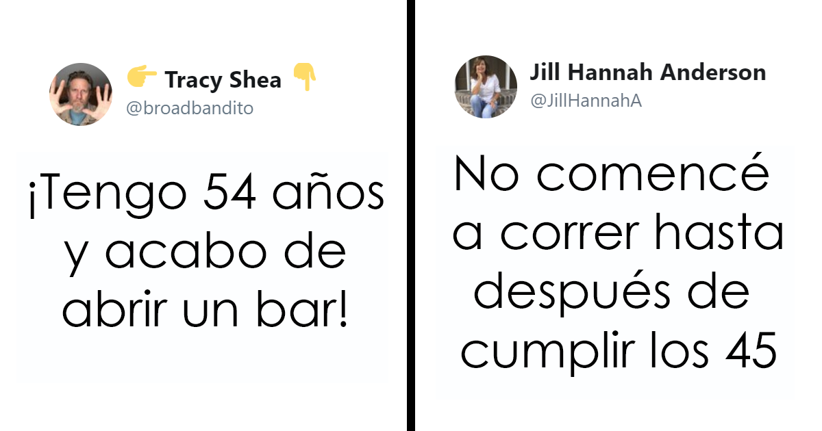 20 Reconfortantes historias de éxito de personas de mediana edad