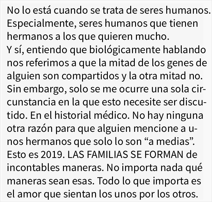 Este pediatra le dijo a una niña de 10 años que su hermano solo lo era 