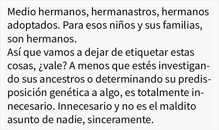 Este pediatra le dijo a una niña de 10 años que su hermano solo lo era 