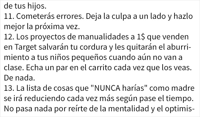 Esta madre hizo una lista con 27 cosas que desearía haber sabido antes de tener hijos, y otros padres la aplauden
