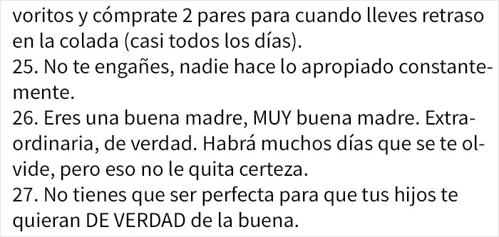 Esta madre hizo una lista con 27 cosas que desearía haber sabido antes de tener hijos, y otros padres la aplauden