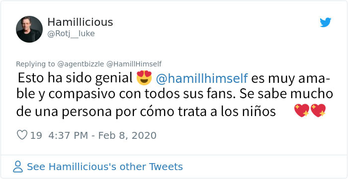 Este padre compartió cómo llama su hija de año y medio a los personajes de Star Wars, y a Mark Hamill le encanta