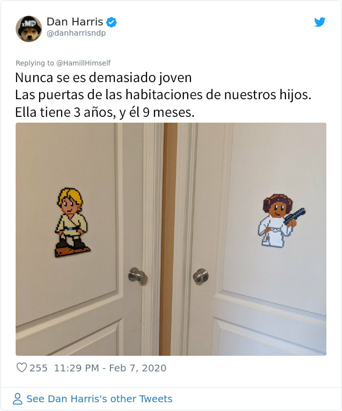 Este padre compartió cómo llama su hija de año y medio a los personajes de Star Wars, y a Mark Hamill le encanta