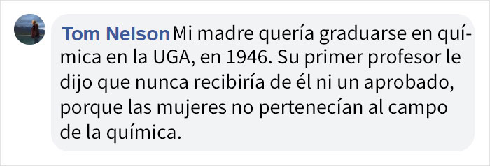 Este estudiante de ingeniería explica tranquilamente por qué sus compañeras de clase no son sus iguales