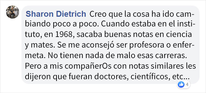 Este estudiante de ingeniería explica tranquilamente por qué sus compañeras de clase no son sus iguales