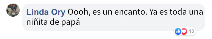 Este padre hablaba a su bebé aún en el útero, y al nacer, reacciona a su voz con una gran sonrisa
