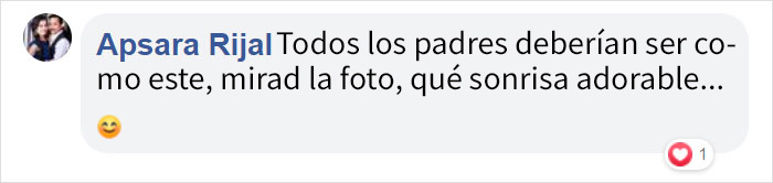 Este padre hablaba a su bebé aún en el útero, y al nacer, reacciona a su voz con una gran sonrisa