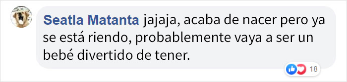 Este padre hablaba a su bebé aún en el útero, y al nacer, reacciona a su voz con una gran sonrisa