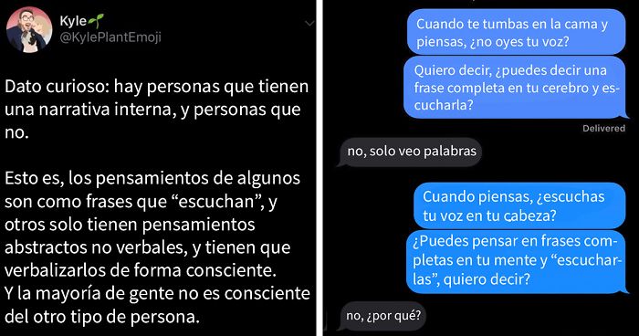 Este hombre descubrió que no todo el mundo tiene un monólogo interno, y le arruinó el día