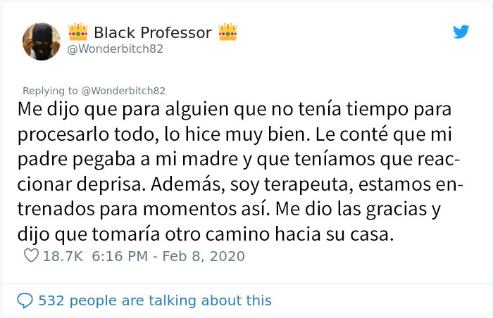 Esta mujer era perseguida por 3 hombres, así que abrazó a un desconocido y le pidió ayuda