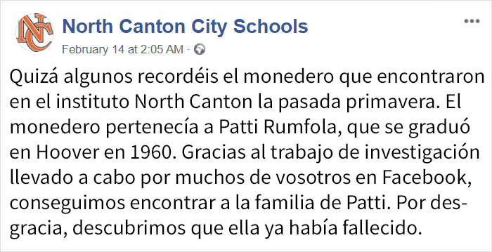 Esta escuela encontró un monedero que se perdió en los años 50, y es como una cápsula del tiempo para los de aquella generación