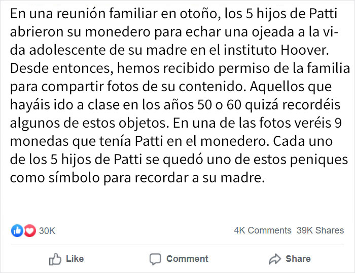 Esta escuela encontró un monedero que se perdió en los años 50, y es como una cápsula del tiempo para los de aquella generación