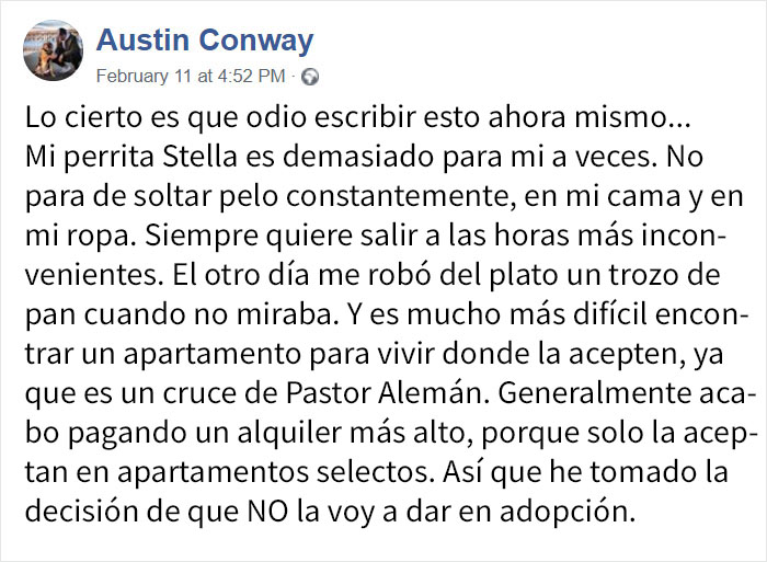 Antes de tener perro, lee las honestas palabras de este tipo sobre las dificultades que conlleva