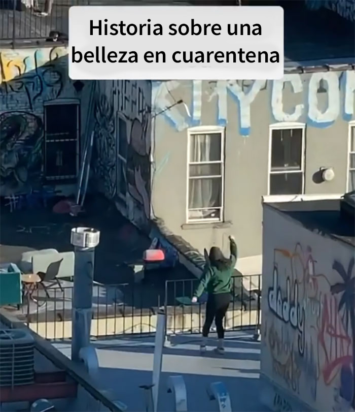 Este chico de Brooklyn vio a una chica bailando en un tejado, así que le envió un dron con su número