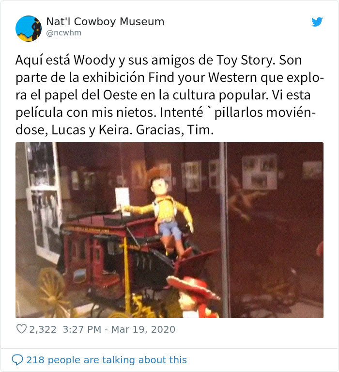 El museo del Cowboy pone a su jefe de seguridad a cargo de su cuenta de twitter, y lo que escribe es tan divertido como auténtico