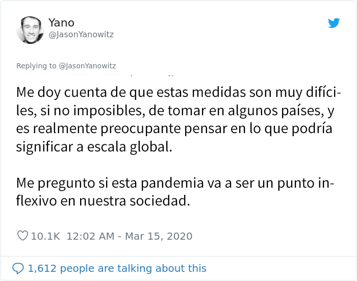 “Para el resto del mundo: No tenéis ni idea de lo que se avecina”: Este hombre hace una lista con las 6 etapas que ha pasado Italia