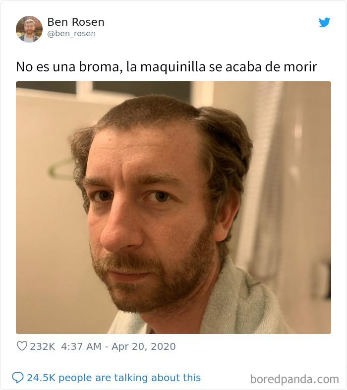 Clásico Peinado En Cuarentena