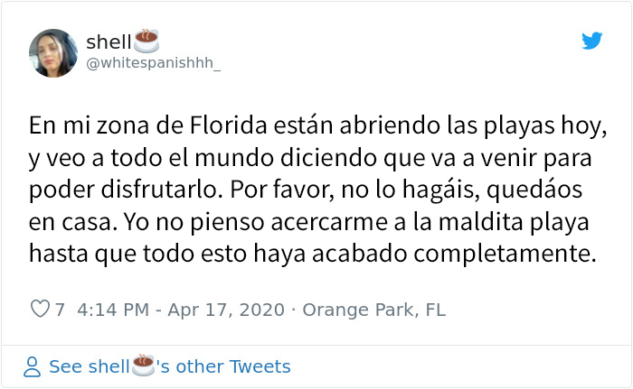 Este hombre viaja disfrazado de la Muerte por las playas de Florida que han sido abiertas de forma prematura