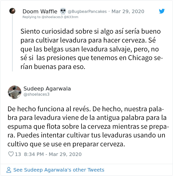 Este biólogo se sorprendió al saber que hay escasez de levadura, así que enseña cómo hacerla en casa