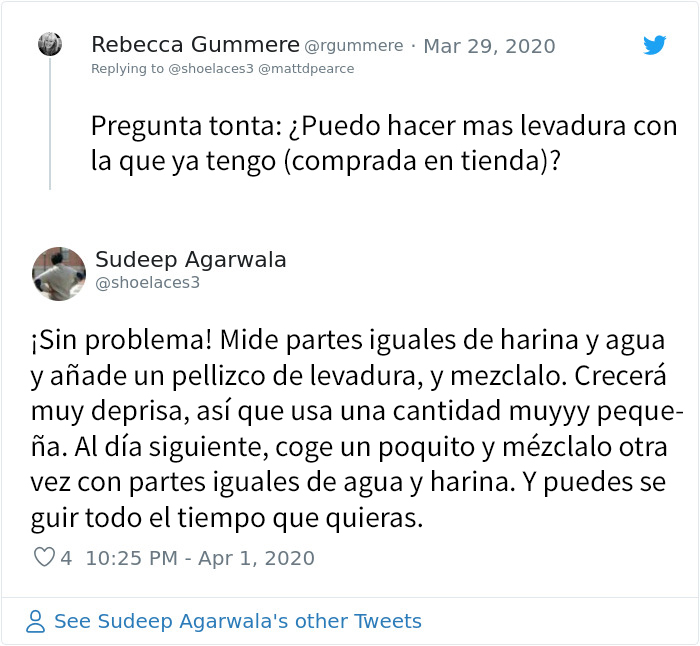 Este biólogo se sorprendió al saber que hay escasez de levadura, así que enseña cómo hacerla en casa