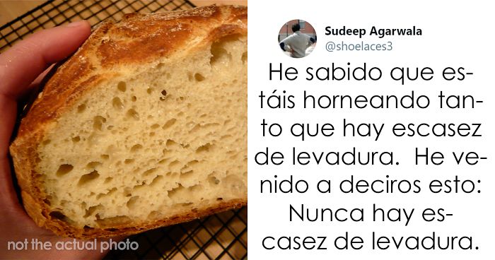 Este biólogo se sorprendió al saber que hay escasez de levadura, así que enseña cómo hacerla en casa