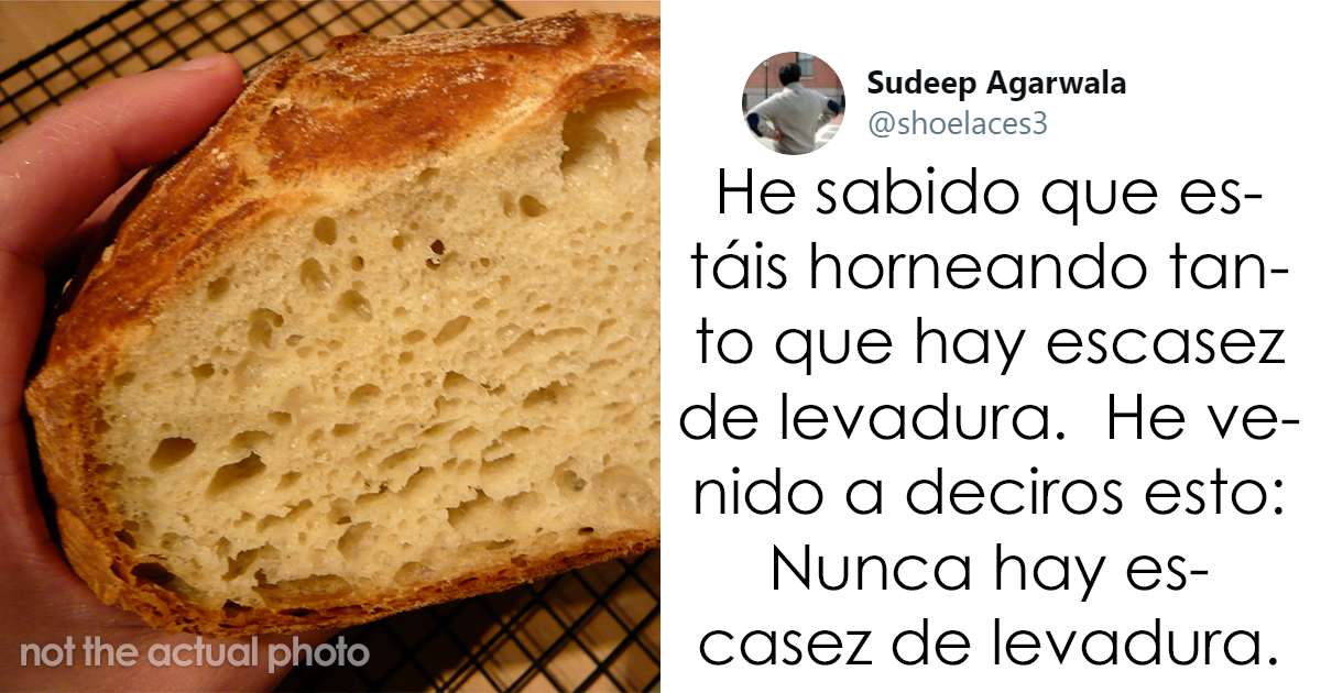 Este biólogo se sorprendió al saber que hay escasez de levadura, así que enseña cómo hacerla en casa