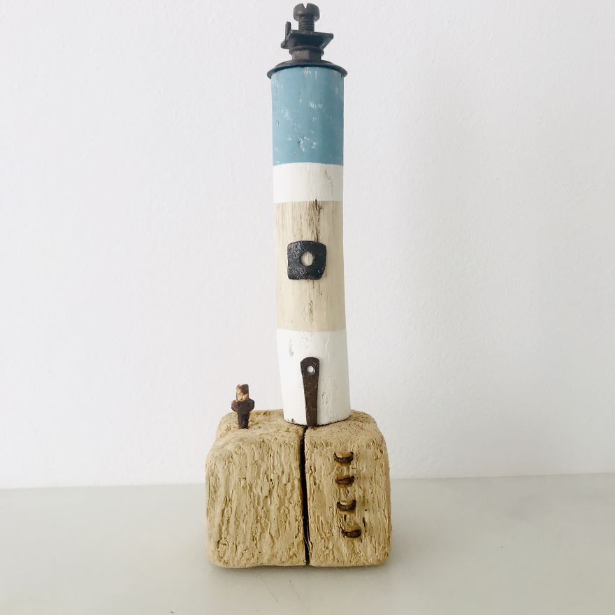 50 Esculturas Hechas Con Madera De Deriva Y Desechos De Las Playas