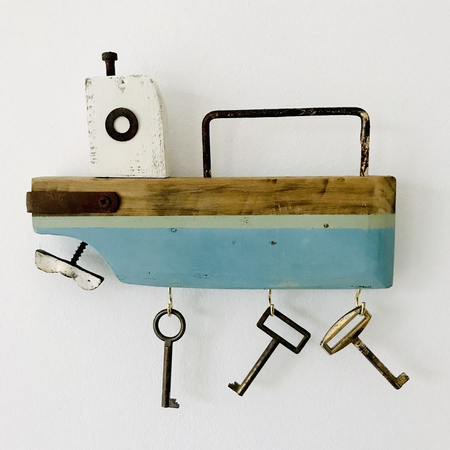 50 Esculturas Hechas Con Madera De Deriva Y Desechos De Las Playas