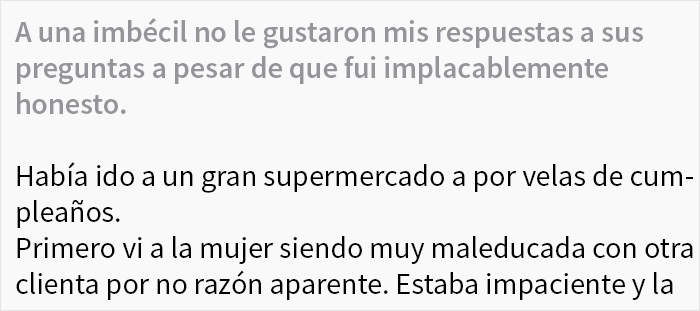 Una clienta con ínfulas confunde a otro cliente por un empleado, y este convierte la situación en algo divertidísimo