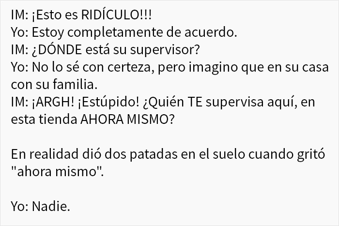 Una clienta con ínfulas confunde a otro cliente por un empleado, y este convierte la situación en algo divertidísimo