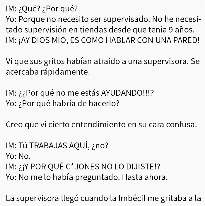 Una clienta con ínfulas confunde a otro cliente por un empleado, y este convierte la situación en algo divertidísimo