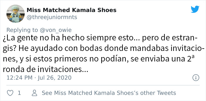 Esta invitación de boda está causando alboroto por clasificar a los invitados en 3 grupos distintos