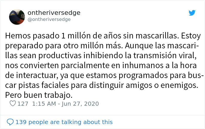Este científico muestra los efectos de llevar y no llevar mascarilla