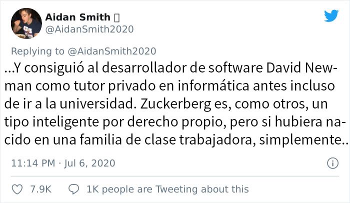 Este hilo viral destruye el mito sobre famosos billonarios que empezaron "pobres"