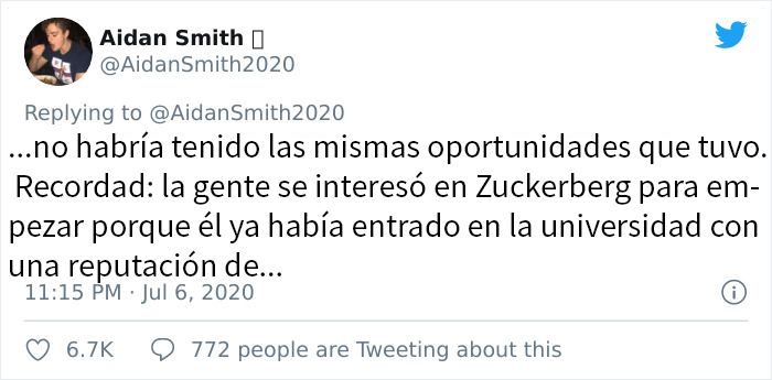Este hilo viral destruye el mito sobre famosos billonarios que empezaron "pobres"