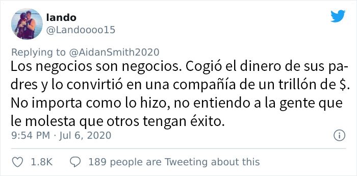 Este hilo viral destruye el mito sobre famosos billonarios que empezaron "pobres"