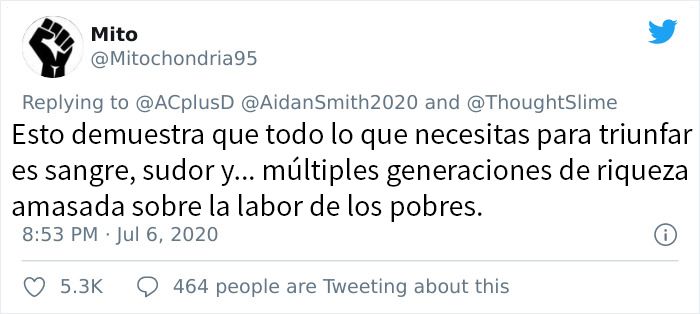 Este hilo viral destruye el mito sobre famosos billonarios que empezaron "pobres"
