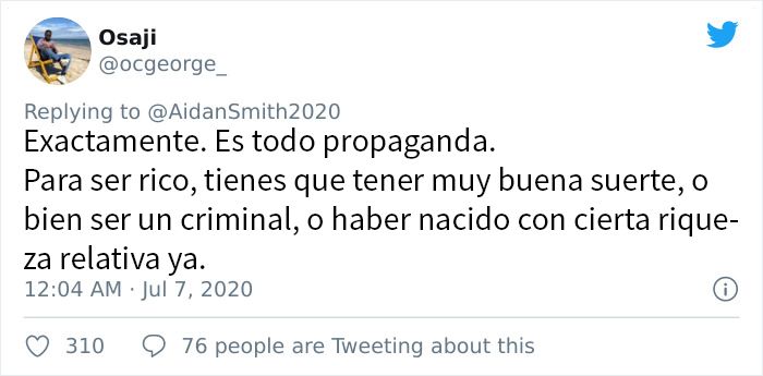 Este hilo viral destruye el mito sobre famosos billonarios que empezaron "pobres"