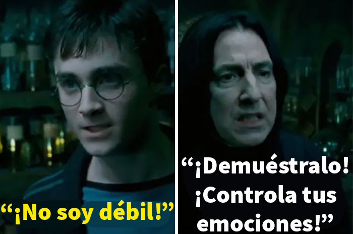 Snape Le Enseña Oclumancia A Harry Y Le Dice Un Montón De Cosas Desagradables (Y Probablemente Ciertas) Sobre Su Padre. Solo Le Provoca Para Demostrar Que Es Vulnerable Ante Voldemort