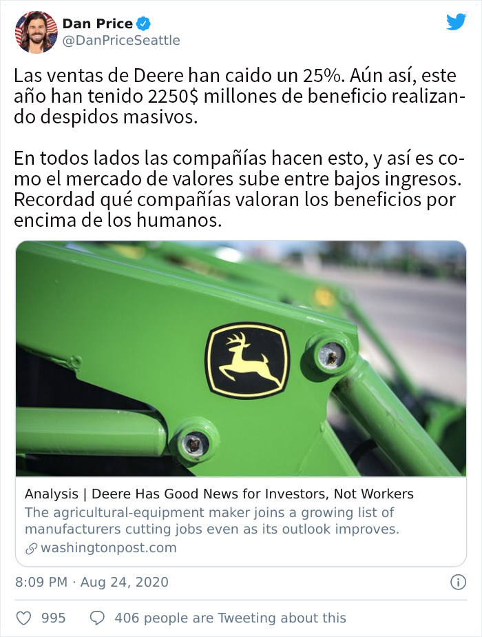 Este director ejecutivo se recortó 1$ millón de su salario para que sus empleados cobraran un mínimo de 70000$ en 2015, y ahora explica cómo ha afectado a su compañía