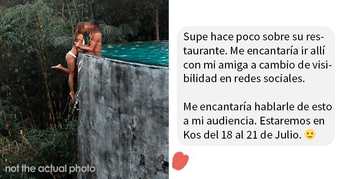 Este restaurante muestra cómo callar a los influencers que piden comida gratis a cambio de visibilidad