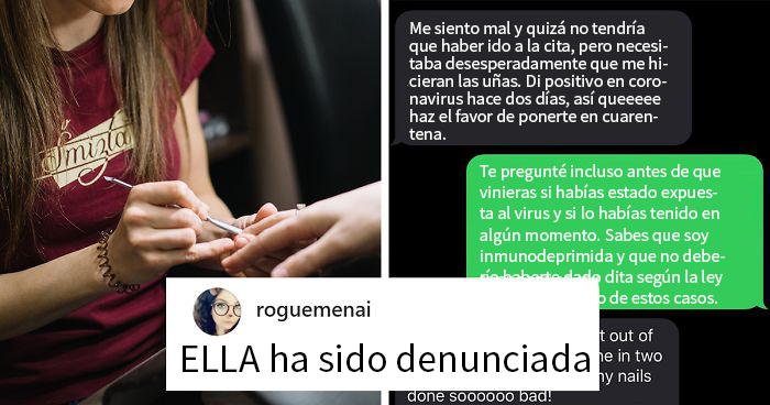 Una mujer infectada de coronavirus rompió su cuarentena para ir a hacerse la manicura porque le hacía «muuucha falta»