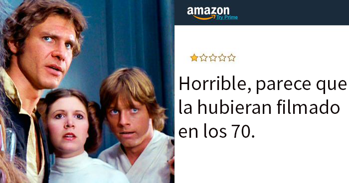 Hay una cuenta de Twitter que recopila las más terribles reseñas de películas en Amazon, y aquí tienes 20 de las más divertidas