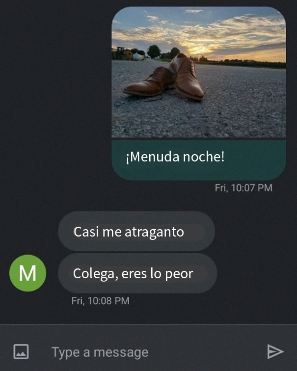 Este hombre le dejó a su amigo unos zapatos para una boda, y los usó para gastarle una broma