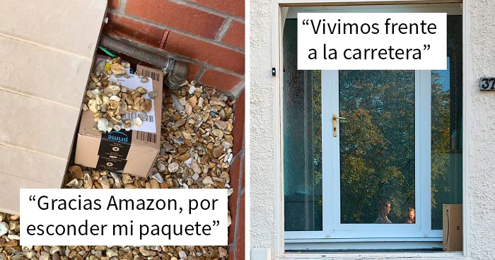 La gente muestra cómo los repartidores de Amazon «esconden» sus paquetes en un divertido hilo de Twitter